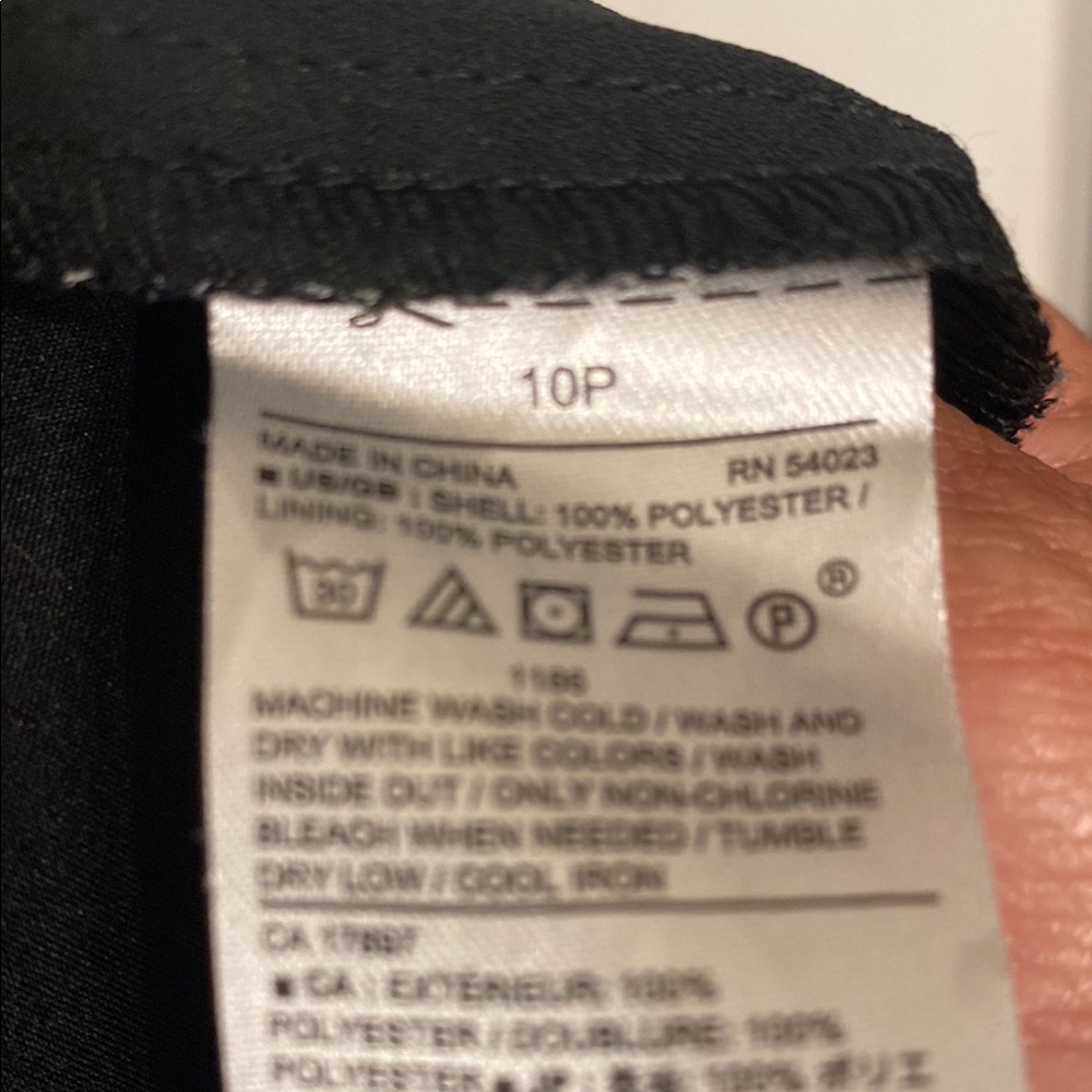Banana Republic Black and White Midi Wrap Dress - Picture 12 of 13